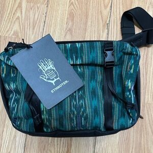 Ethnotek Somanya Sling Unisex Bag for MacBook Pro 13" Boho, Ethnic, Hippie